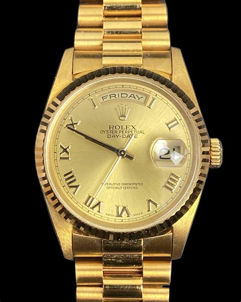 what karat gold are rolex watches|18k gold Rolex oyster perpetual.